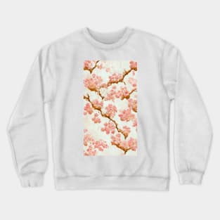 Good Morning, Love Cherry Blossom Painting Crewneck Sweatshirt